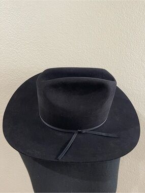 Bailey 4X beaver long oval black cowboy hat XXXX beaver